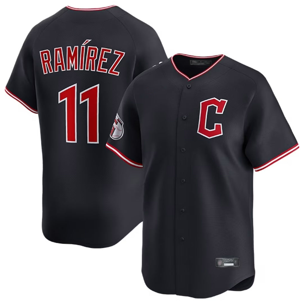 Mdoa C.Guardians #11 Jose Ramirez Player Navy Limited Home Stitched Jerseys