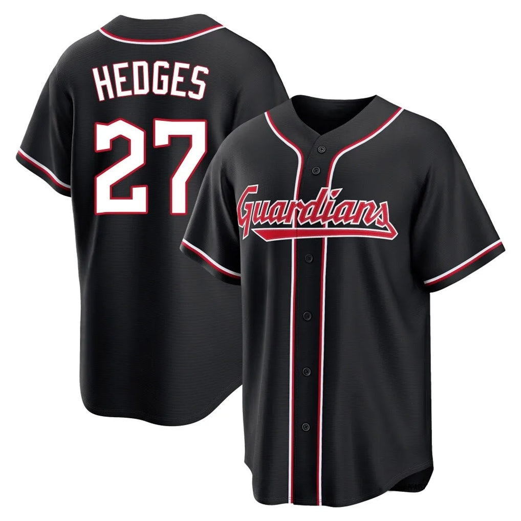 Mdoa C.Guardians #27 Austin Hedges Player Black Fashion Out Home Game Stitched Jerseys