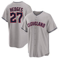 Mdoa C.Guardians #27 Austin Hedges Player Gray Game Home Stitched Jerseys