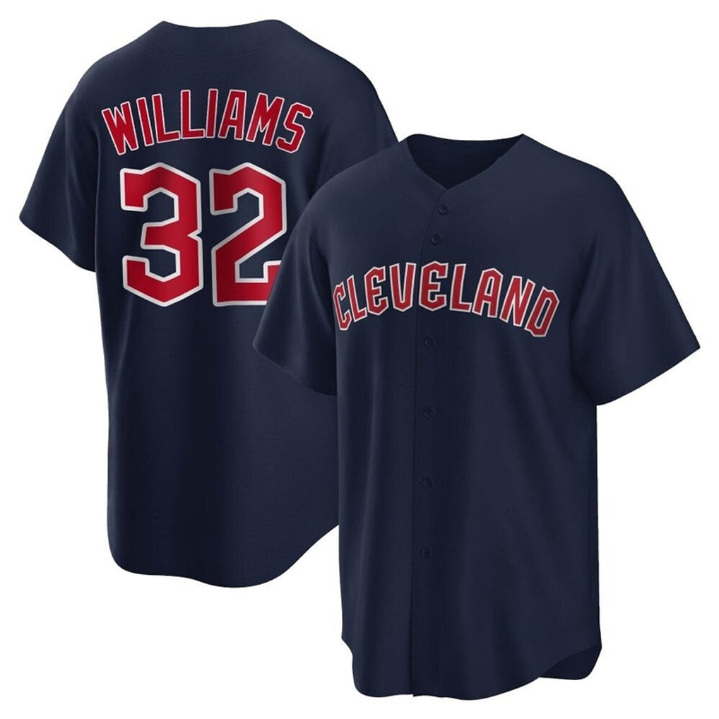 Mdoa C.Guardians #32 Gavin Williams Player Navy Game Home Stitched Jerseys