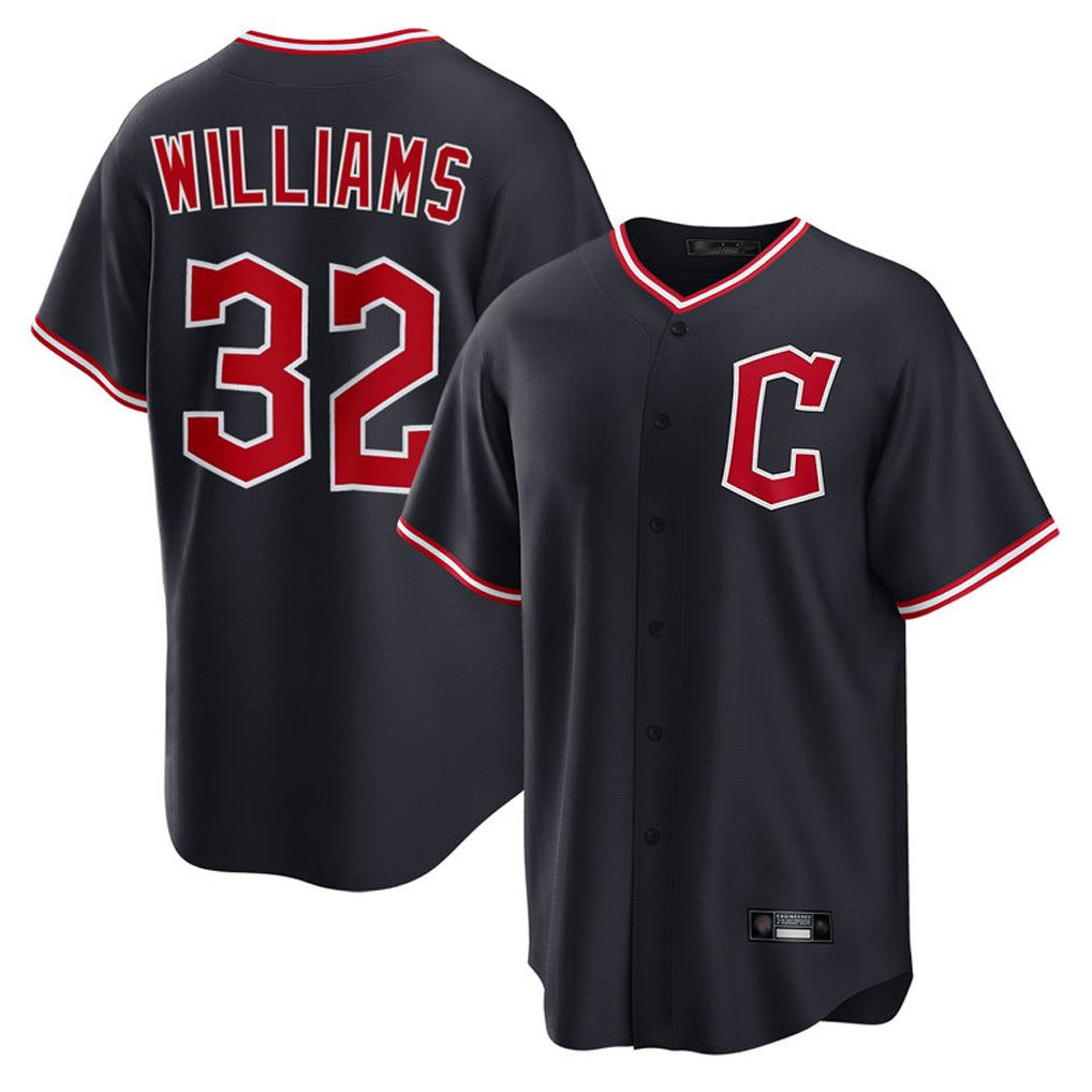 Mdoa C.Guardians #32 Gavin Williams Player Navy Home Game Stitched Jerseys