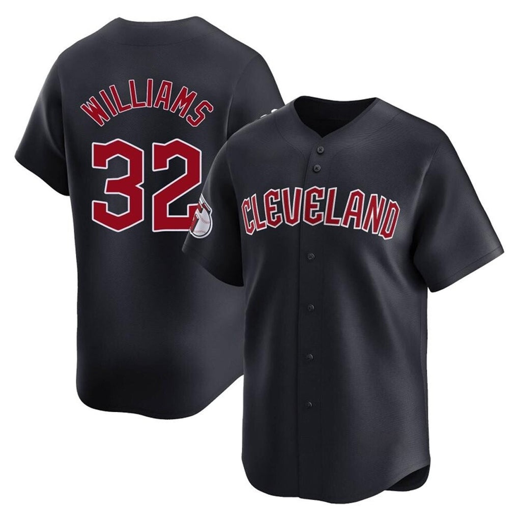 Mdoa C.Guardians #32 Gavin Williams Player Navy Limited Home Game Stitched Jerseys
