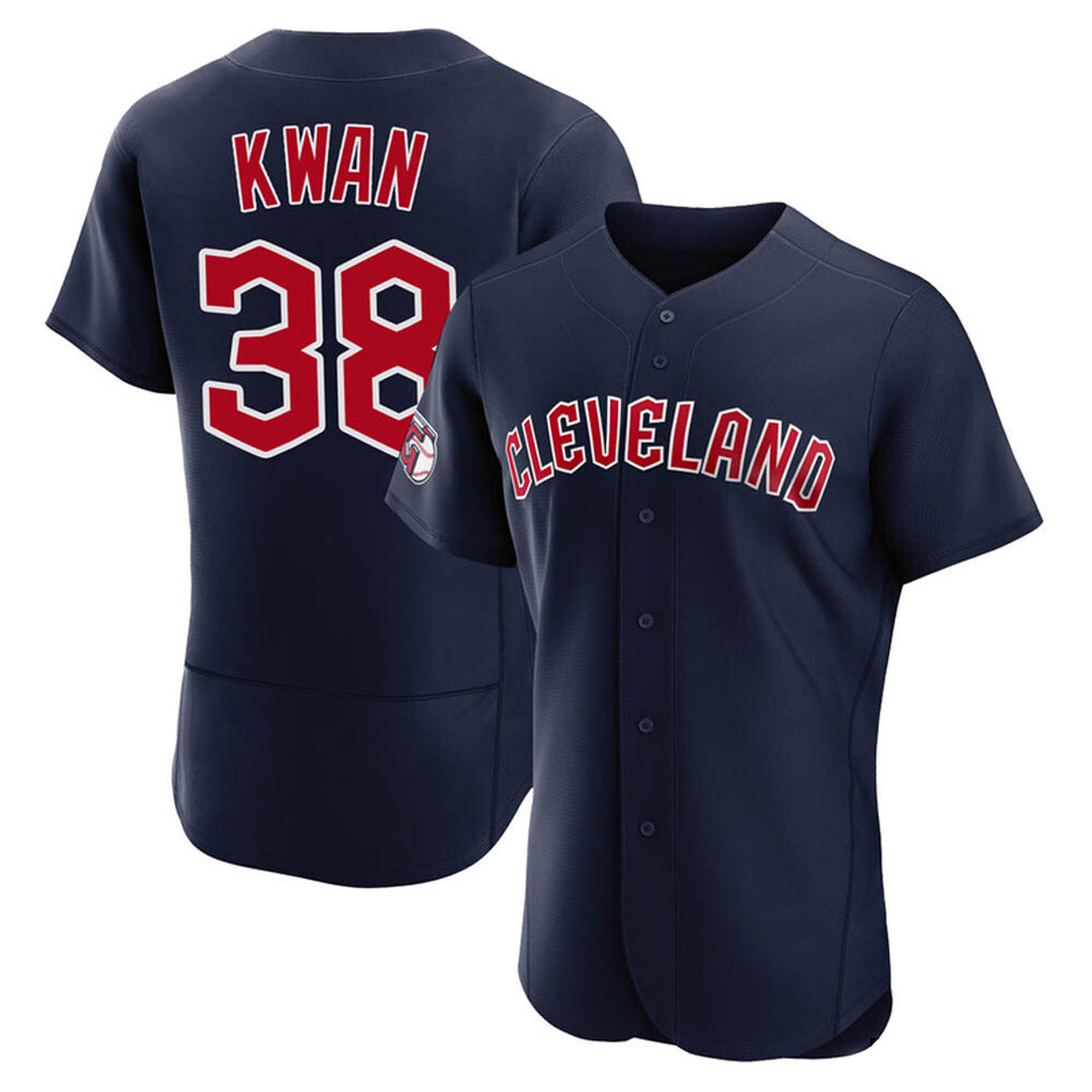 Mdoa C.Guardians #38 Steven Kwan Player Navy Limited Elite Home Stitched Jerseys