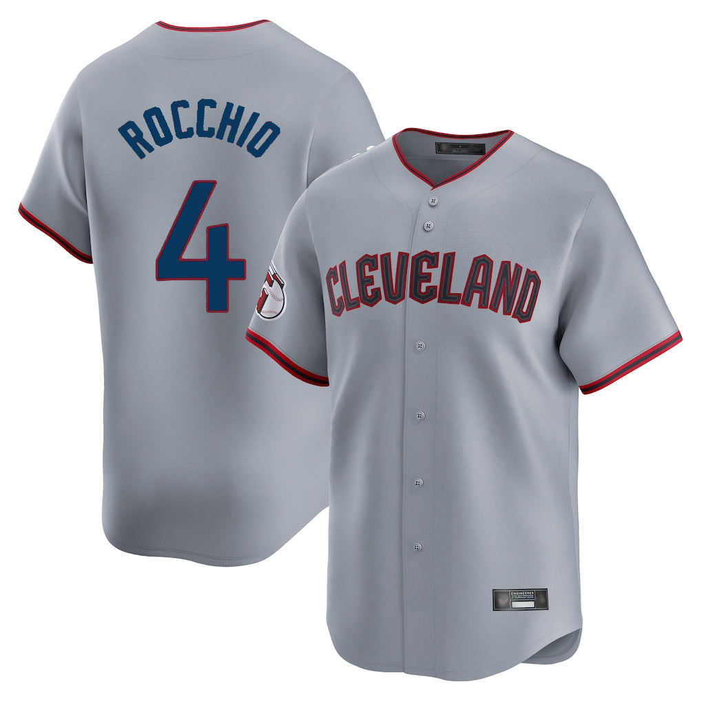 Mdoa C.Guardians #4 Brayan Rocchio Player Gray Road Limited Home Game Stitched Jerseys