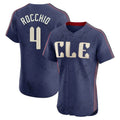 Mdoa C.Guardians #4 Brayan Rocchio Player Navy City Connect Limited Elite Home Stitched Jerseys
