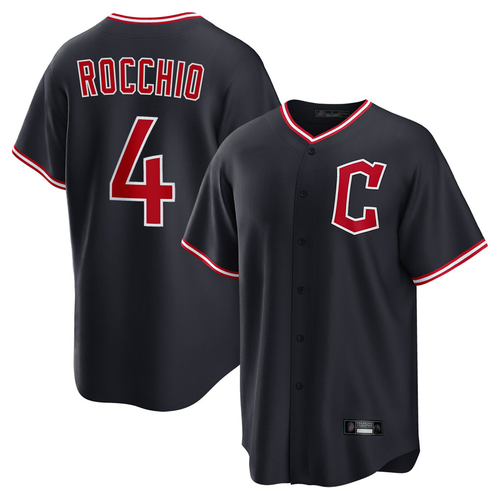 Mdoa C.Guardians #4 Brayan Rocchio Player Navy Home Game Stitched Jerseys