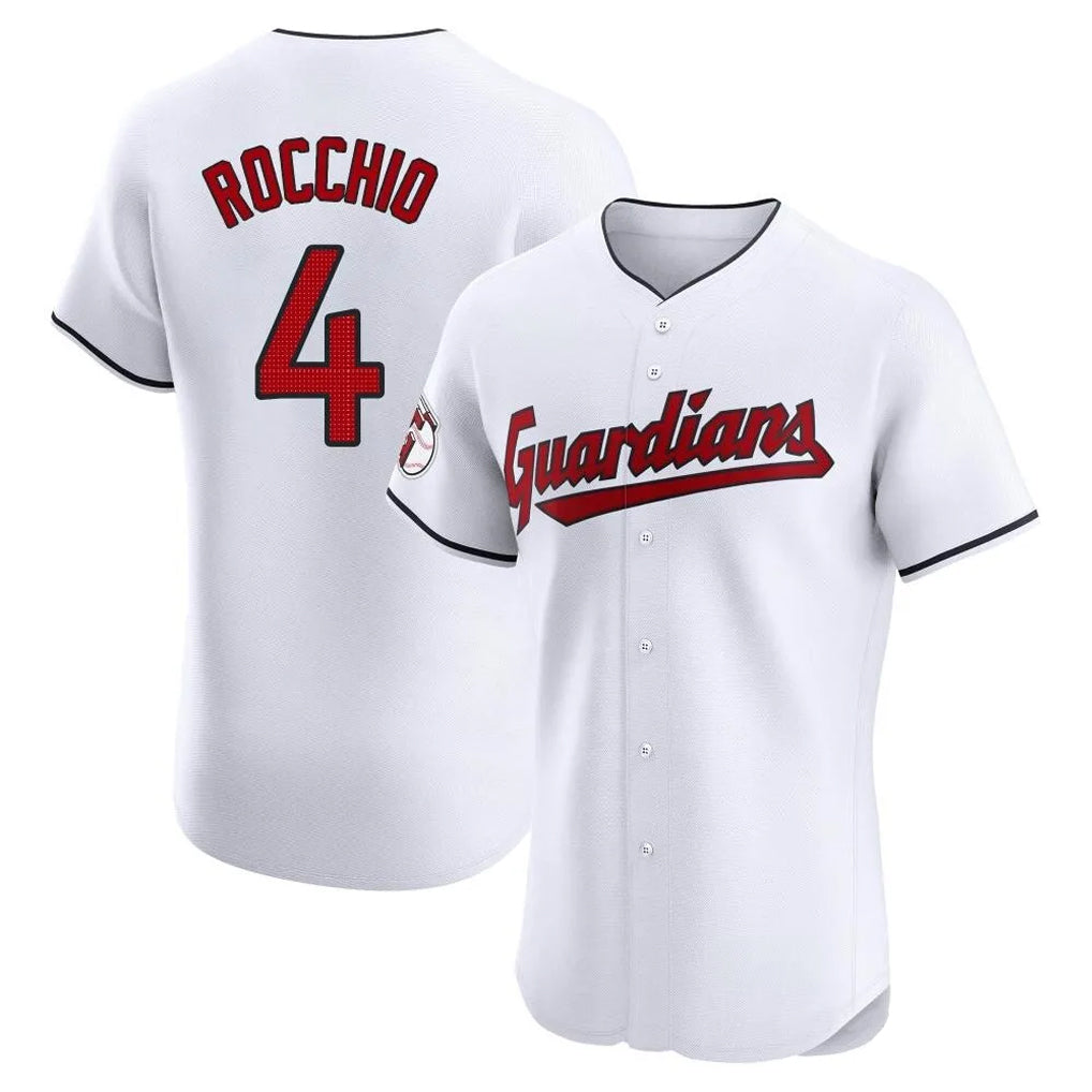 Mdoa C.Guardians #4 Brayan Rocchio Player White Limited Elite Home Stitched Jerseys