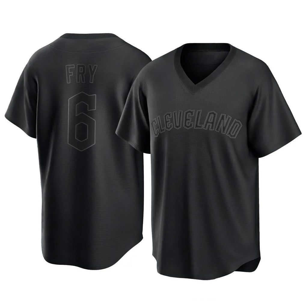Mdoa C.Guardians #6 David Fry Player Black T-shirt Home Game Stitched Jerseys