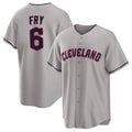 Mdoa C.Guardians #6 David Fry Player Gray Game Home Stitched Jerseys