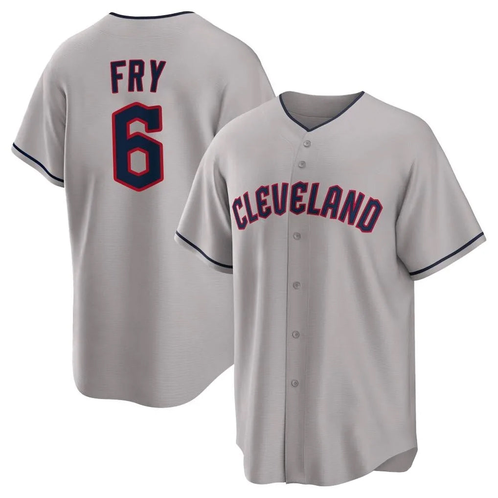Mdoa C.Guardians #6 David Fry Player Gray Game Home Stitched Jerseys
