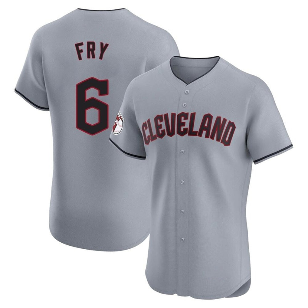Mdoa C.Guardians #6 David Fry Player Gray Road Limited Elite Home Stitched Jerseys
