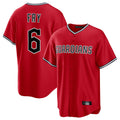 Mdoa C.Guardians #6 David Fry Player Red Home Game Stitched Jerseys