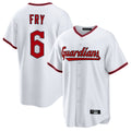 Mdoa C.Guardians #6 David Fry Player White Game Home Stitched Jerseys