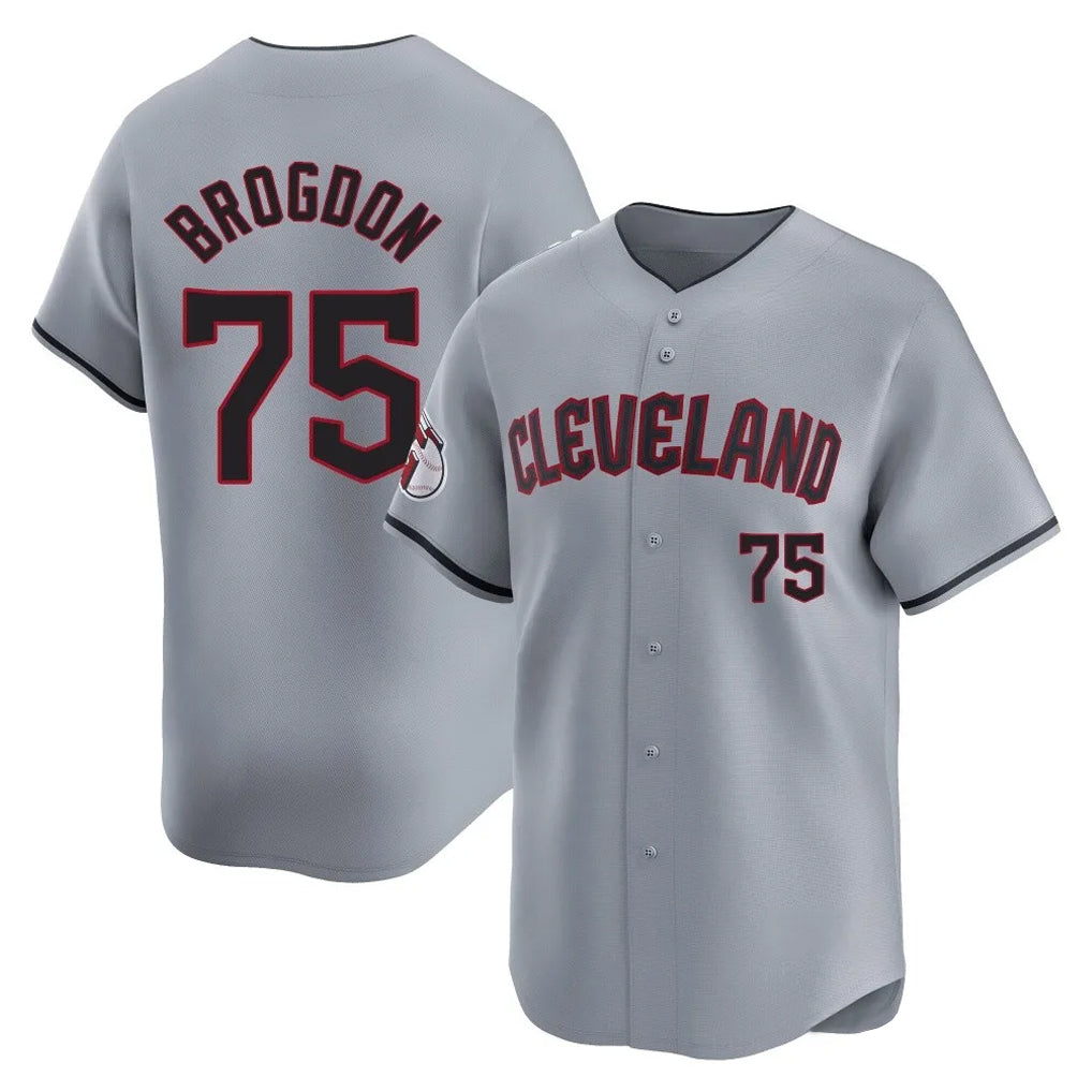 Mdoa C.Guardians #75 Connor Brogdon Player Gray Road Limited Home Stitched Jerseys