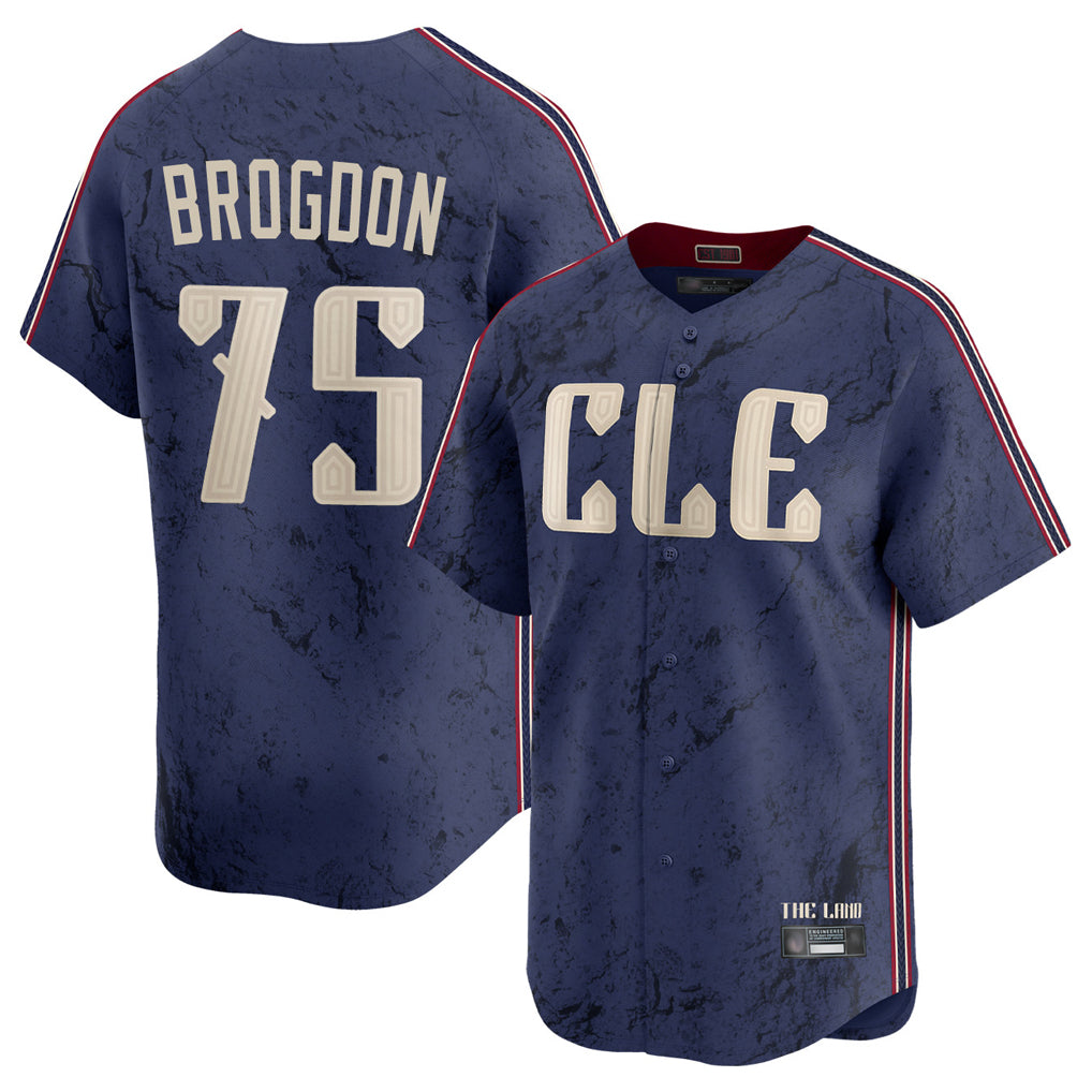 Mdoa C.Guardians #75 Connor Brogdon Player Navy City Connect Limited Home Stitched Jerseys