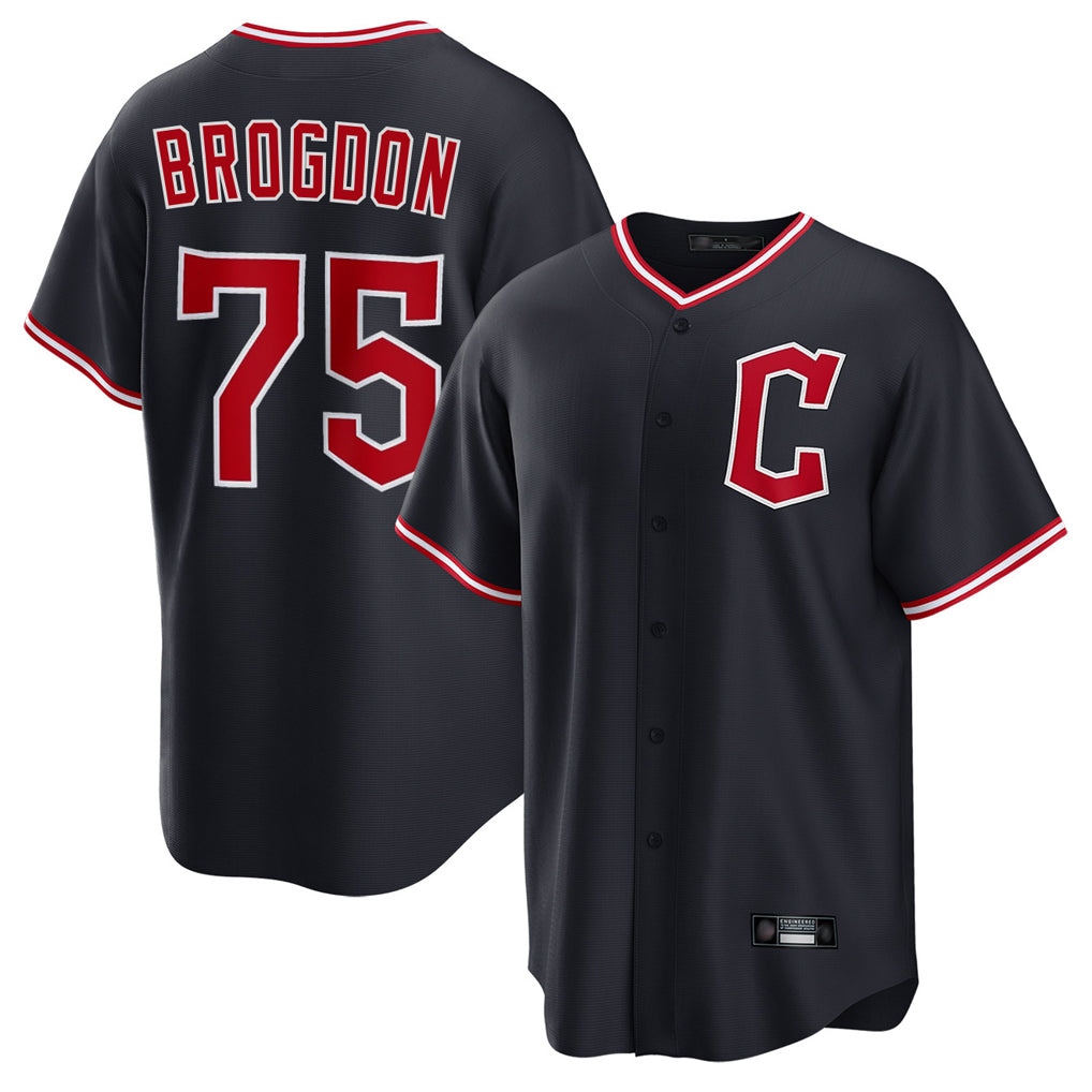 Mdoa C.Guardians #75 Connor Brogdon Player Navy Home Game Stitched Jerseys