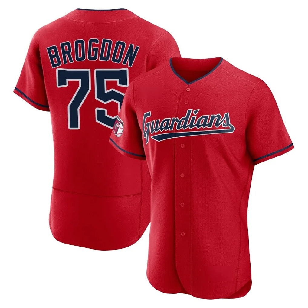 Mdoa C.Guardians #75 Connor Brogdon Player Red Limited Elite Home Stitched Jerseys