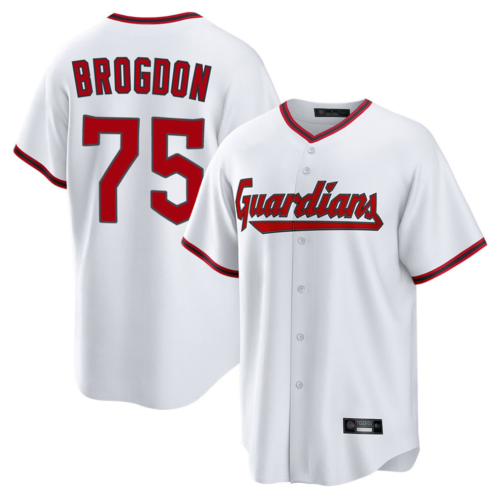 Mdoa C.Guardians #75 Connor Brogdon Player White Game Home Stitched Jerseys