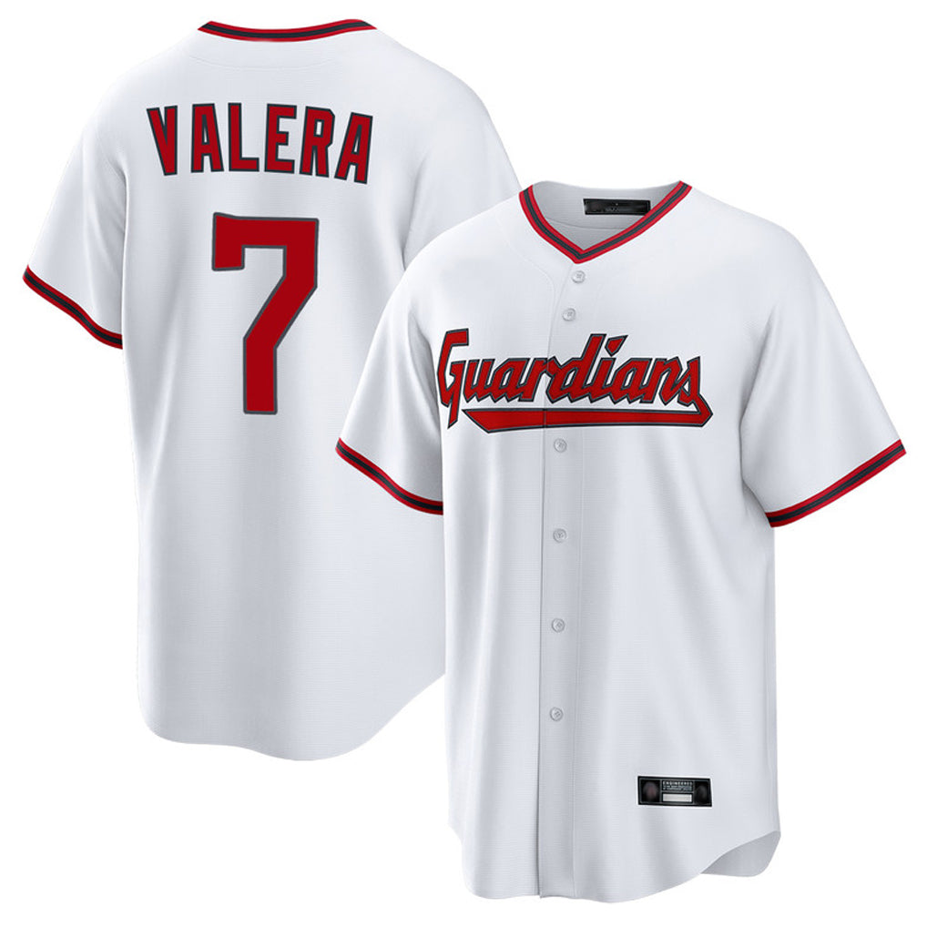 Mdoa C.Guardians #7 George Valera Player White Game Home Stitched Jerseys
