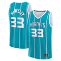 Mdoa C.Hornets #33 Liam McNeeley  Teal Fast Break Replica Jerseys - Icon Edition