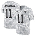 Mdoa C.Panthers #11 Nic Scourton Player Arctic Camo Salute to Service Limited Stitched Jerseys