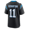 Mdoa C.Panthers #11 Nic Scourton Player Black Home Game Stitched Jerseys