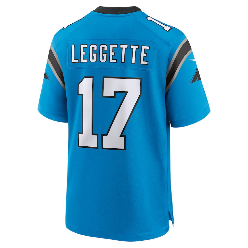 Mdoa C.Panthers #17 Xavier Legette Blue Alternate Game Stitched Jerseys