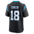 Mdoa C.Panthers #18 Jalen Coker Player Black Home Game Stitched Jerseys