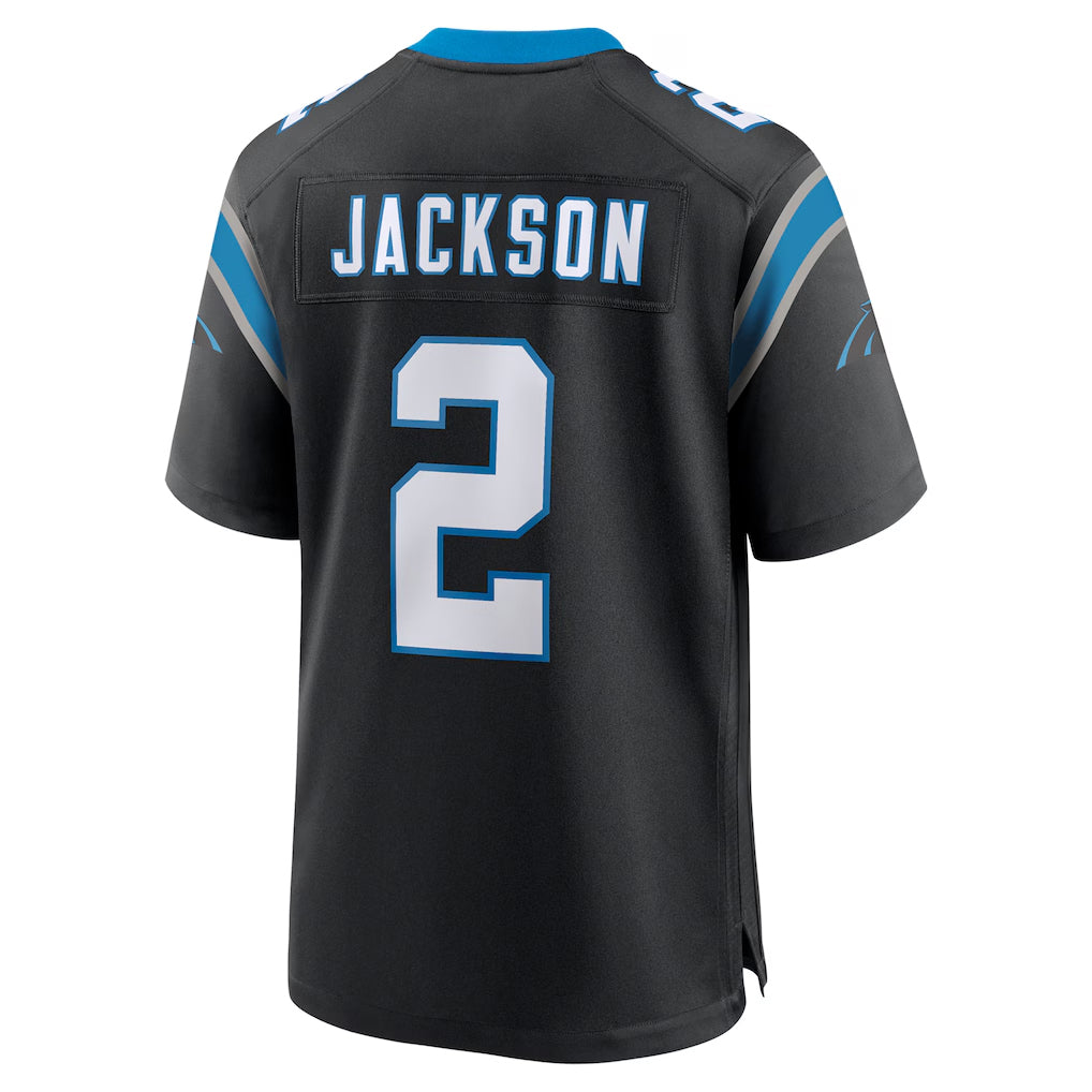 Mdoa C.Panthers #2 Mike Jackson Player Black Home Game Stitched Jerseys