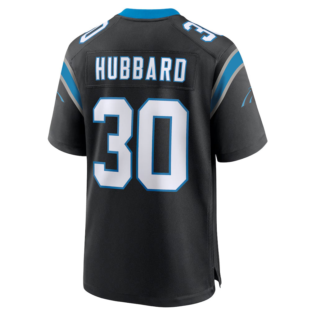 Mdoa C.Panthers #30 Chuba Hubbard Player Black Home Game Stitched Jerseys
