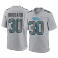 Mdoa C.Panthers #30 Chuba Hubbard Player Gray Atmosphere Fashion Game Stitched Jerseys
