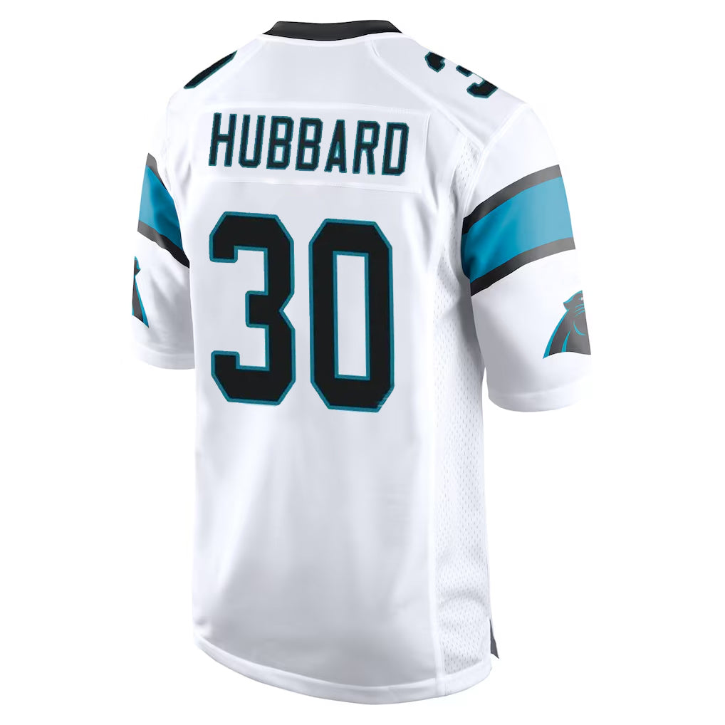 Mdoa C.Panthers #30 Chuba Hubbard Player White Game Stitched Jerseys
