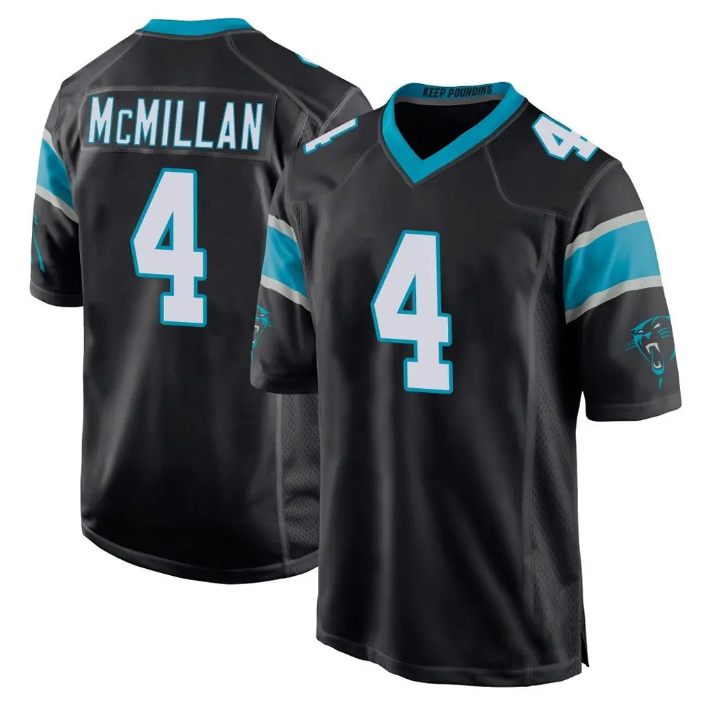 Mdoa C.Panthers #4 Tetairoa McMillan Player Black Game Stitched Jerseys