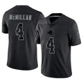 Mdoa C.Panthers #4 Tetairoa McMillan Player Black REFLECTIVE Limited Stitched Jerseys