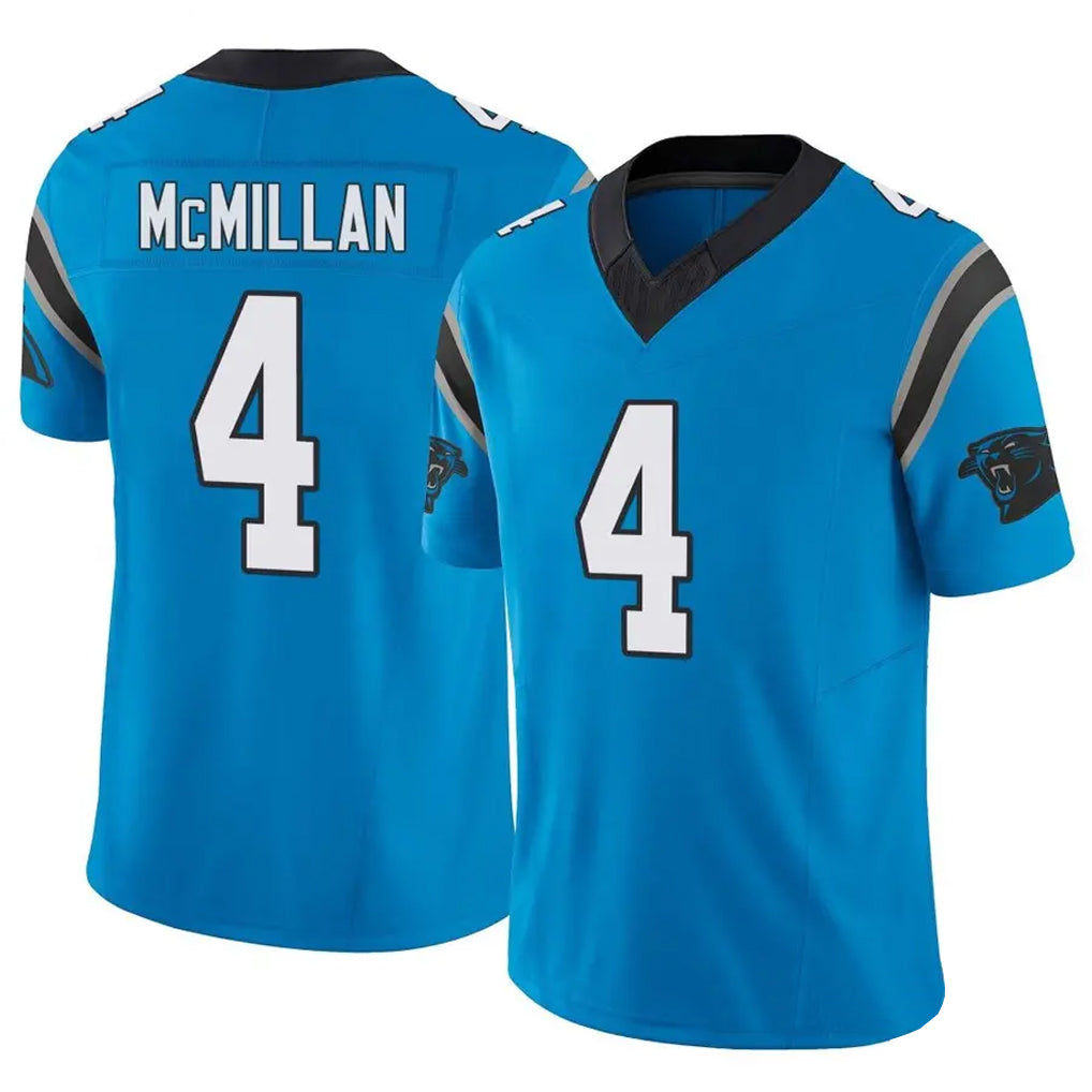 Mdoa C.Panthers #4 Tetairoa McMillan Player Blue Limited Vapor F.U.S.E. Stitched Jerseys