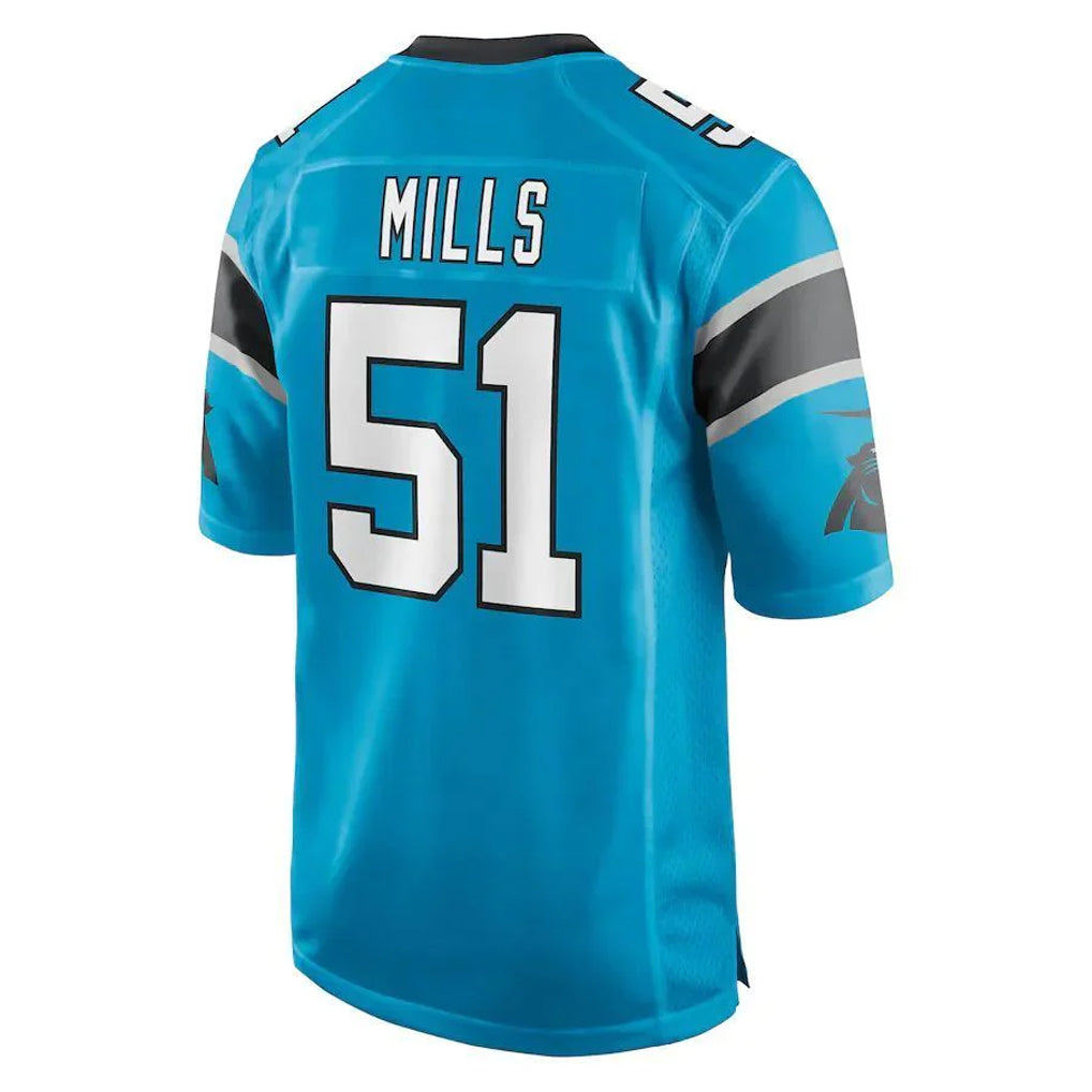 Mdoa C.Panthers #51 Sam Mills Player Blue Game Stitched Jerseys