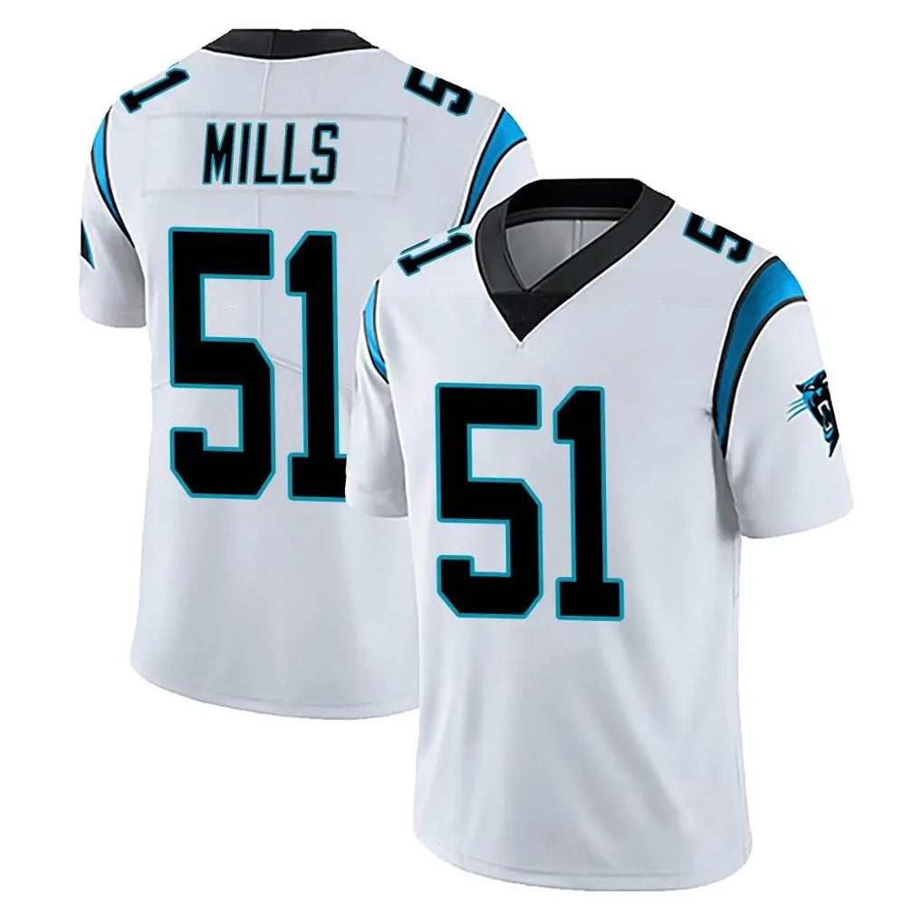 Mdoa C.Panthers #51 Sam Mills Player White Vapor Untouchable Limited Game Stitched Jerseys