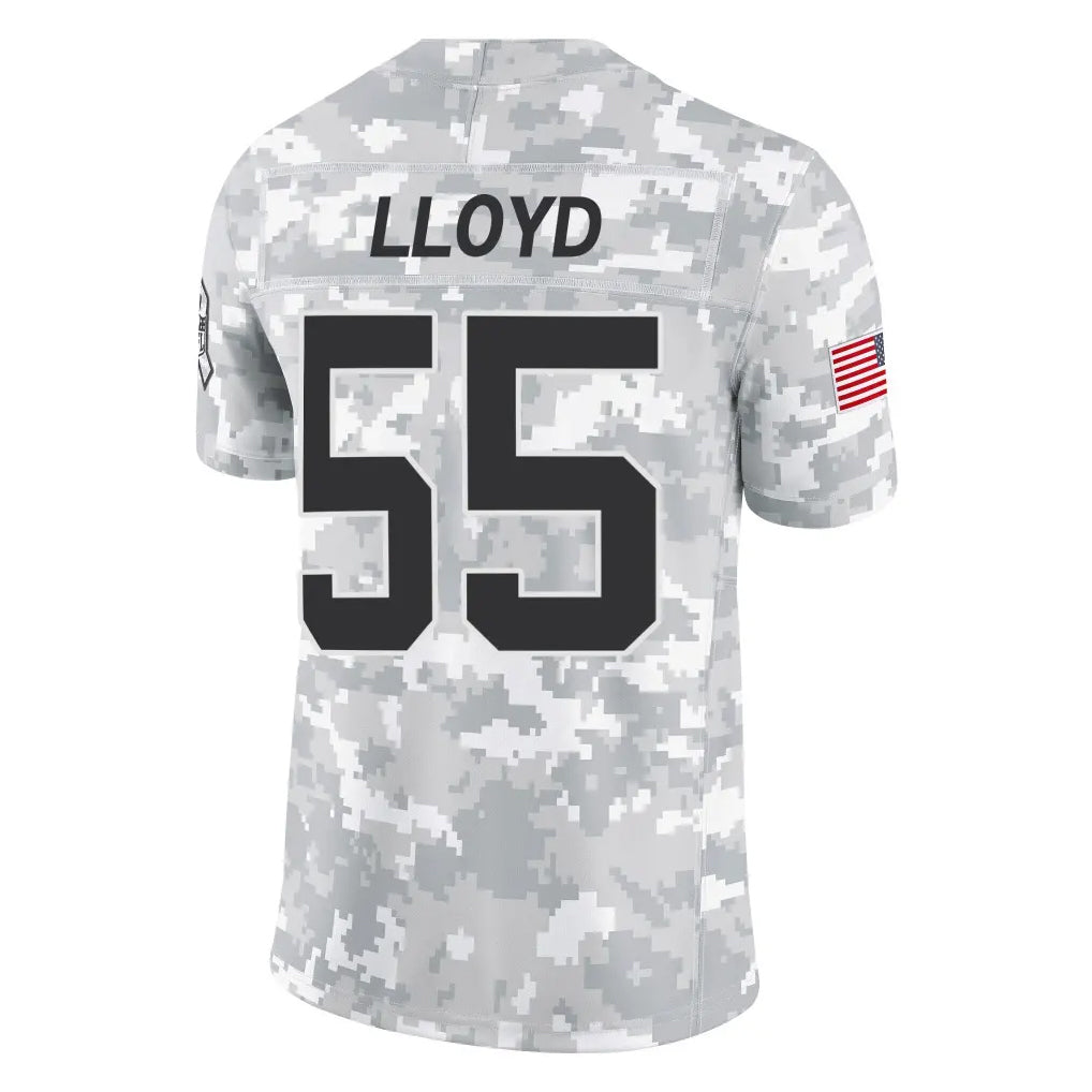 Mdoa C.Panthers #55 Devin Lloyd Player Arctic Camo Salute to Service Limited Game Stitched Jerseys