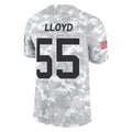 Mdoa C.Panthers #55 Devin Lloyd Player Arctic Camo Salute to Service Limited Game Stitched Jerseys