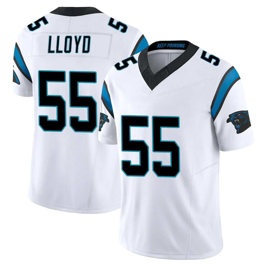 Mdoa C.Panthers #55 Devin Lloyd Player White Vapor F.U.S.E. Limited Home Game Stitched Jerseys
