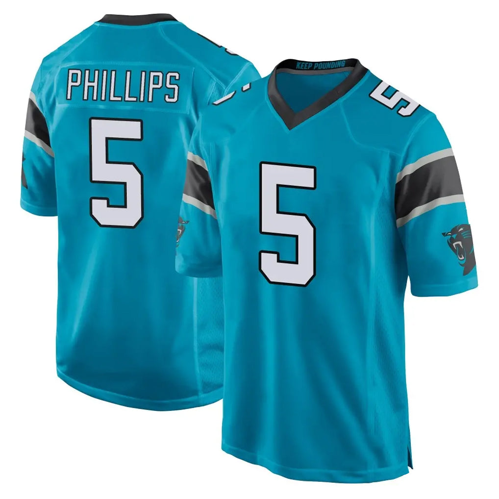 Mdoa C.Panthers #5 Jaelan Phillips Player Blue Game Stitched Jerseys
