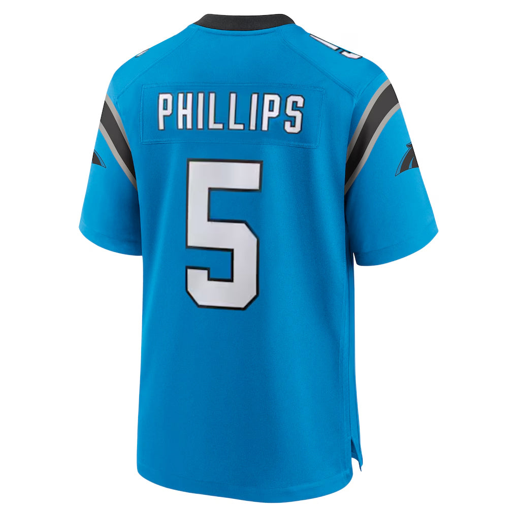 Mdoa C.Panthers #5 Rico Dowdle Player Blue Home Game Stitched Jerseys