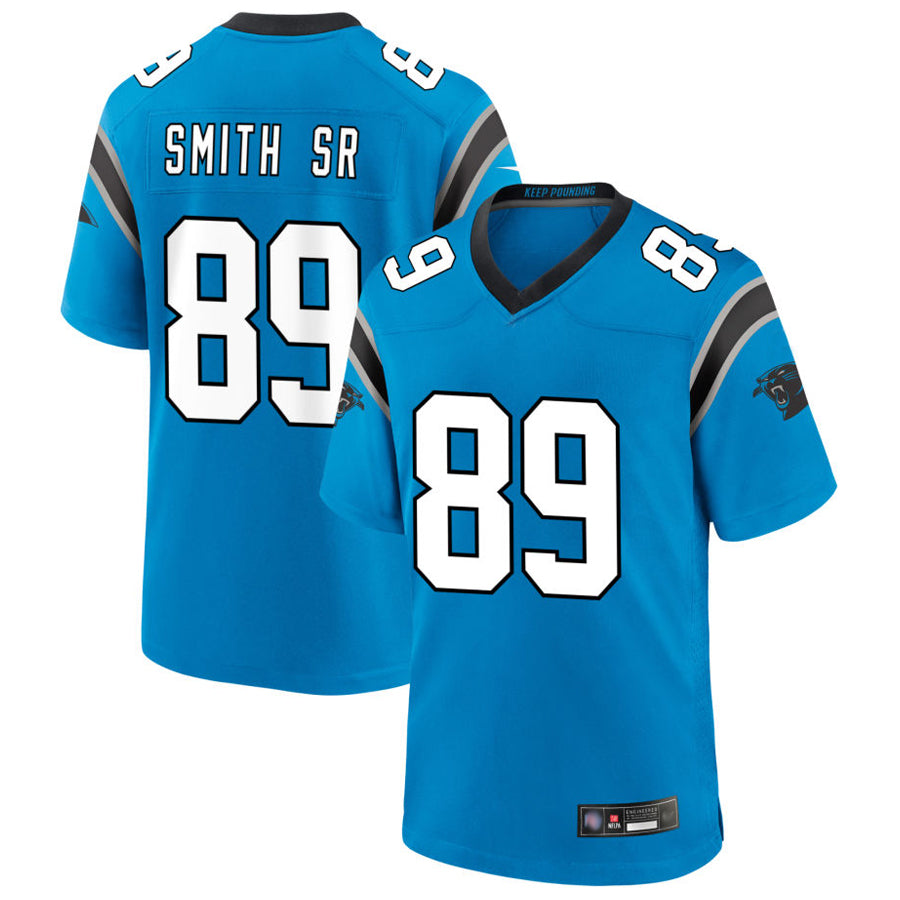 Mdoa C.Panthers #89 Steve Smith Sr Player Blue Home Game Stitched Jerseys