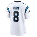 Mdoa C.Panthers #8 Jaycee Horn Player White Home Game Stitched Jerseys