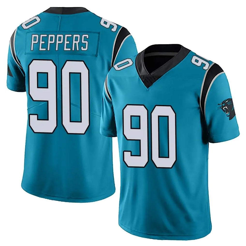 Mdoa C.Panthers #90 Julius Peppers Player Blue Vapor Untouchable Limited Game Stitched Jerseys
