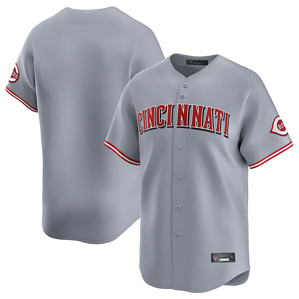 Mdoa C.Reds Gray Home Limited Blank Player Stitched Jerseys