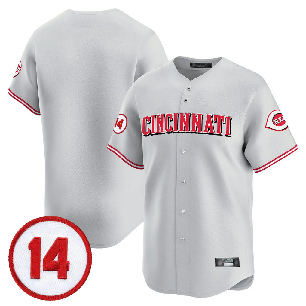 Mdoa C.Reds Gray Vapor Premier Limited Home Blank Player Stitched Jerseys