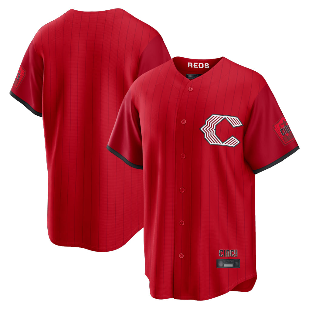 Mdoa C.Reds Red 2026 City Connect Home Game Blank Player Stitched Jerseys