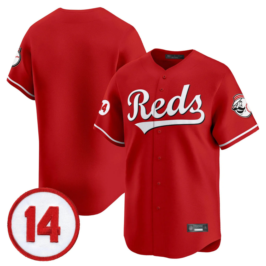Mdoa C.Reds Red Vapor Premier Limited Home Blank Player Stitched Jerseys
