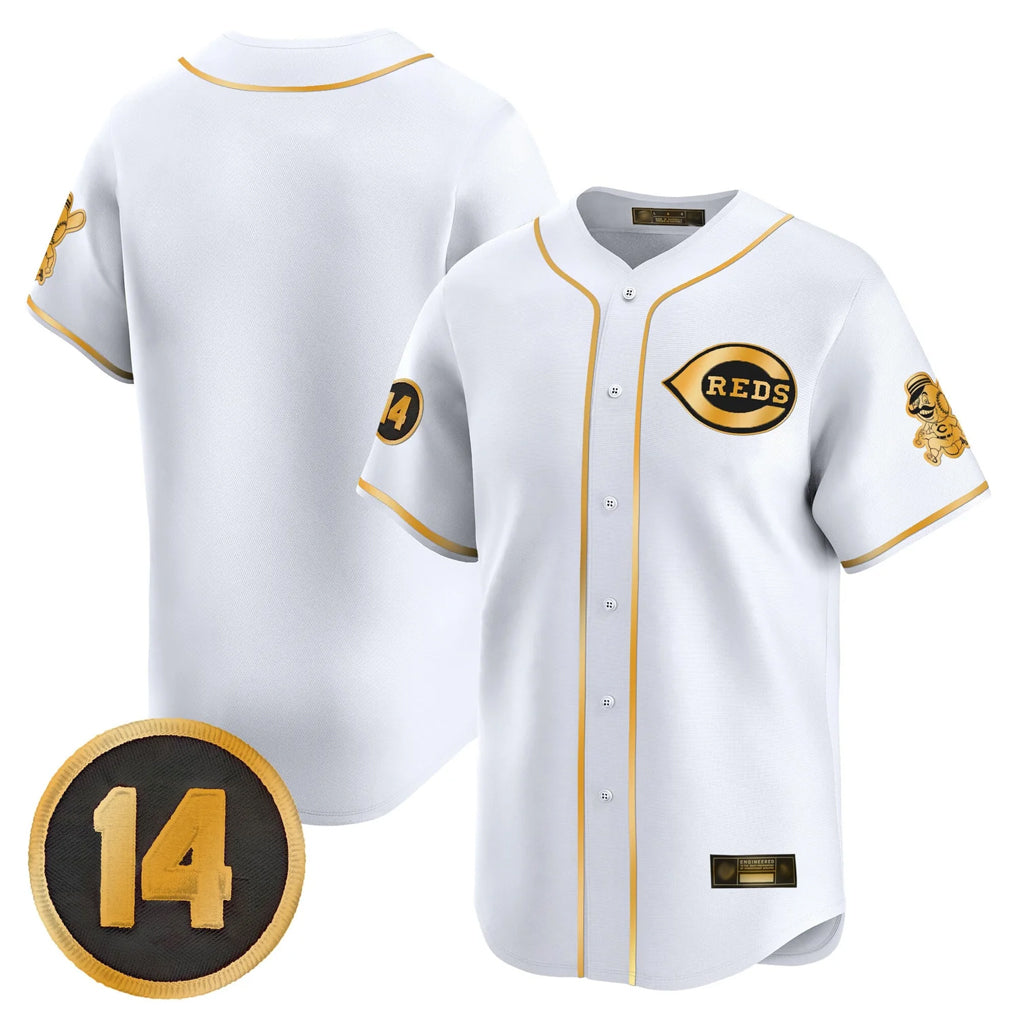 Mdoa C.Reds White-Gold Vapor Premier Limited Home Blank Player Stitched Jerseys